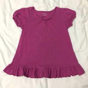 🍃Magenta Ruffled Tee🍃